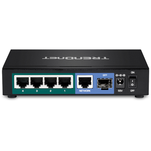 Bild von Trendnet TPE-TG611 Netzwerk-Switch Gigabit Ethernet (10/100/1000) Power over Ethernet (PoE) Schwarz