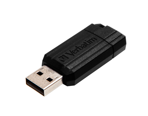 Bild von Verbatim PinStripe - USB-Stick 128 GB - Schwarz