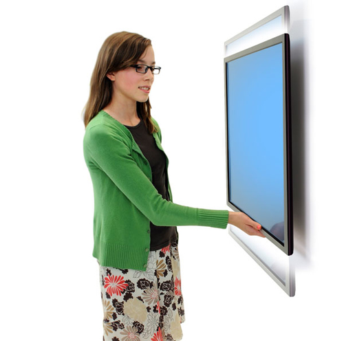 Bild von Ergotron 61-113-085 Flachbildschirm-Tischhalterung 106,7 cm (42&quot;) Wand Schwarz