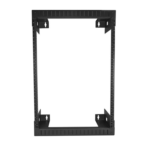 Bild von StarTech.com 2-Pfosten 15HE Heavy-Duty Wandmontage Netzwerk-Rack, 19&quot; Open Frame Server Rack, 12&quot; Tief, Wandmontage Daten-Rack für IT / AV / Patch Panel / Computer Geräte - Käfigmuttern und Schrauben inkl.