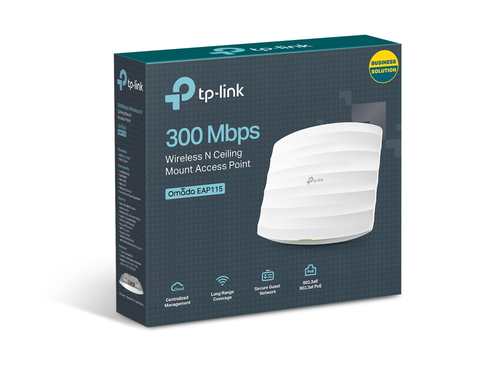 Bild von TP-Link EAP115 WLAN Access Point 300 Mbit/s Weiß Power over Ethernet (PoE)