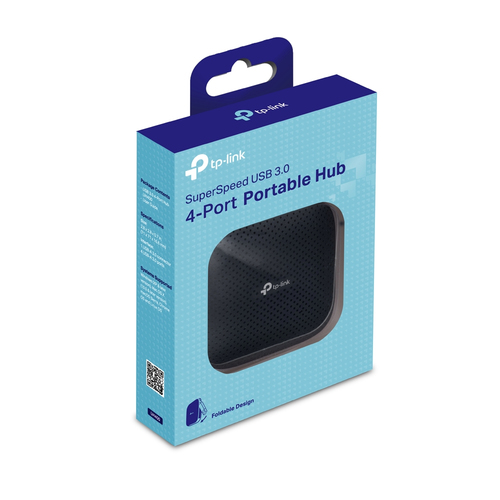 Bild von TP-Link UH400 Schnittstellen-Hub USB 3.2 Gen 1 (3.1 Gen 1) Type-A 5000 Mbit/s Schwarz