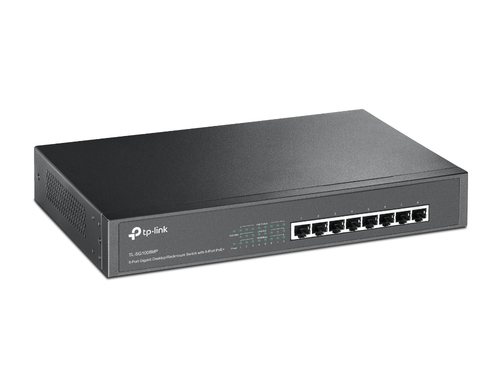 Bild von TP-Link TL-SG1008MP Netzwerk-Switch Unmanaged Gigabit Ethernet (10/100/1000) Power over Ethernet (PoE) Schwarz