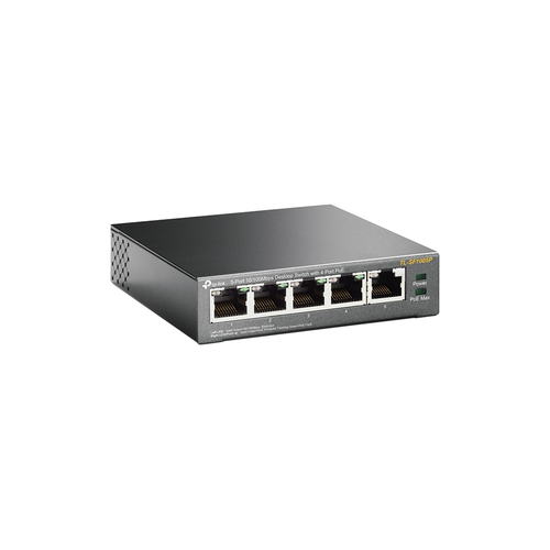 Bild von TP-Link TL-SF1005P Netzwerk-Switch Unmanaged Fast Ethernet (10/100) Power over Ethernet (PoE) Schwarz