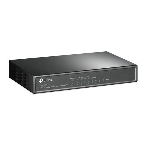 Bild von TP-Link TL-SF1008P Netzwerk-Switch Unmanaged Fast Ethernet (10/100) Power over Ethernet (PoE) Olive