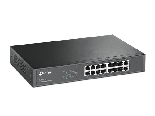 Bild von TP-Link TL-SG1016D Netzwerk-Switch Unmanaged L2 Gigabit Ethernet (10/100/1000) Schwarz