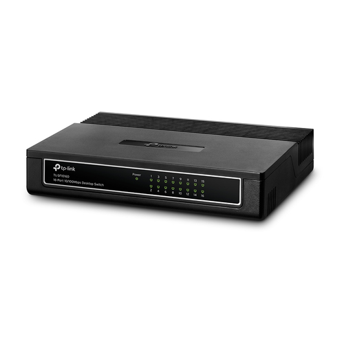 Bild von TP-Link TL-SF1016D Netzwerk-Switch Fast Ethernet (10/100) Schwarz