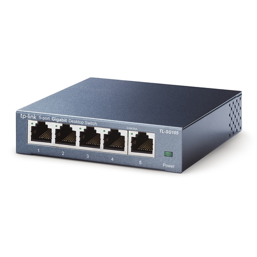 Bild von TP-Link TL-SG105 Netzwerk-Switch Unmanaged L2 Gigabit Ethernet (10/100/1000) Schwarz