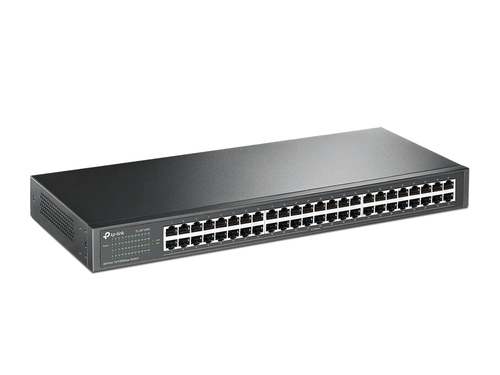 Bild von TP-Link TL-SF1048 Netzwerk-Switch Unmanaged Fast Ethernet (10/100) 1U Schwarz