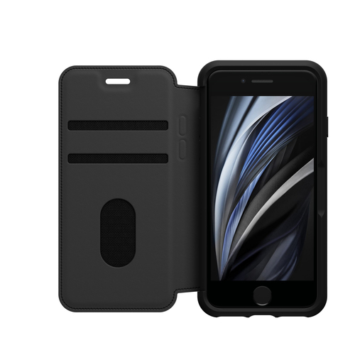 Bild von OtterBox Strada Folio Series für Apple iPhone SE (2nd gen)/8/7, schwarz - Ohne Einzelhandlesverpackung