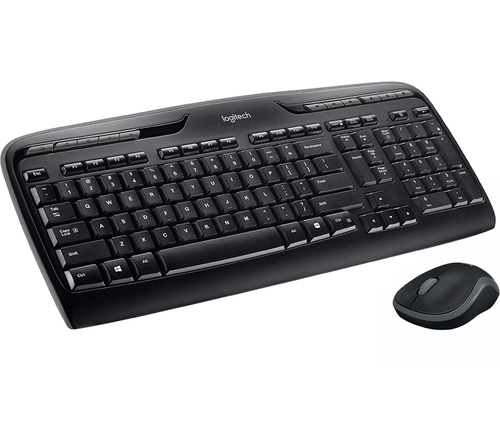 Bild von Logitech Wireless Combo MK330 Tastatur Maus enthalten Büro RF Wireless QWERTY Nordisch