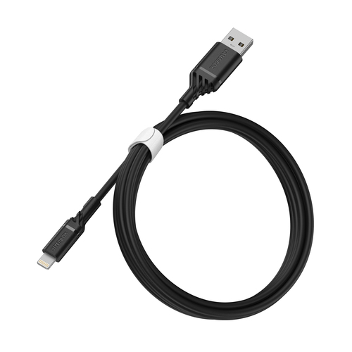 Bild von OtterBox Cable USB A-Lightning 1M, schwarz