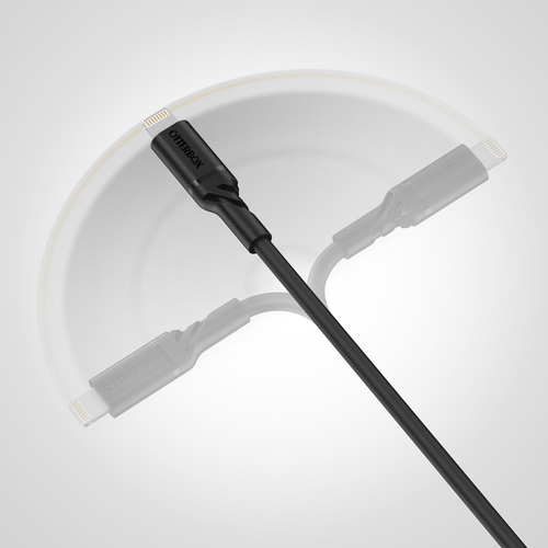 Bild von OtterBox Cable USB A-Lightning 1M, schwarz