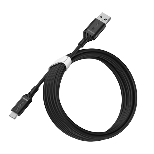 Bild von OtterBox Cable USB A-C 3M, schwarz