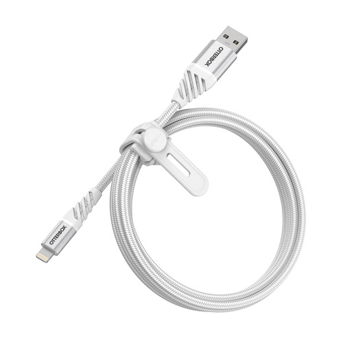 Bild von OtterBox Premium Cable USB A-Lightning 1M, Cloud Sky White