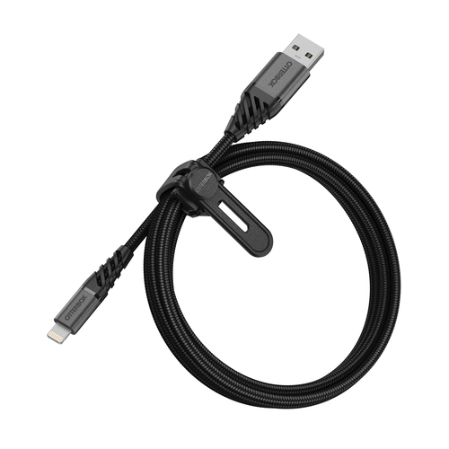 Bild von OtterBox Premium Cable USB A-Lightning 1M, schwarz