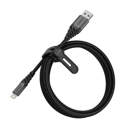 Bild von OtterBox Premium Cable USB A-Lightning 2M, schwarz