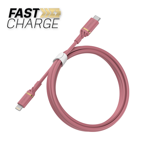 Bild von OtterBox Cable USB C-Lightning 1M USB-PD, Mauve Rose