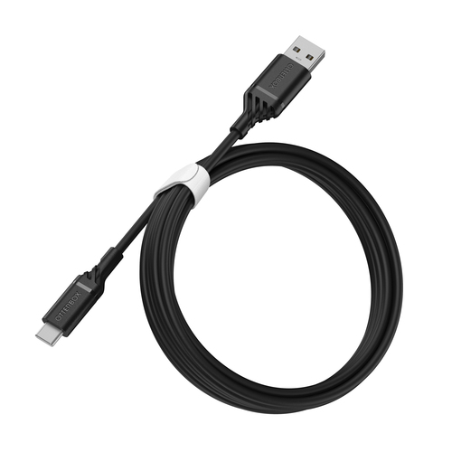 Bild von OtterBox Cable USB A-C 2M, schwarz