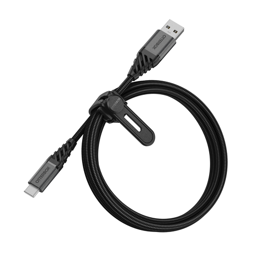 Bild von OtterBox Premium Cable USB A-C 1M, schwarz