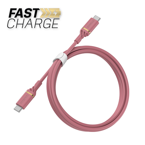 Bild von OtterBox Cable USB C-C 1M USB-PD, Mauve Rose