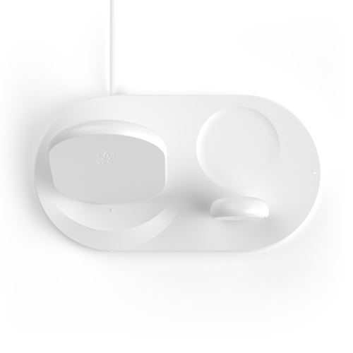 Bild von Belkin Boost Charge Kopfhörer, Smartphone, Smartwatch Weiß USB Kabelloses Aufladen Schnellladung Drinnen