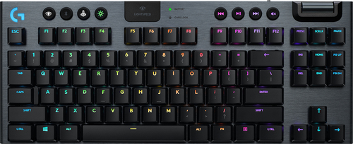 Bild von Logitech G G915 Tastatur Gaming RF Wireless + Bluetooth QWERTY Nordisch Karbon