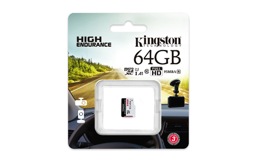 Bild von Kingston Technology High Endurance 64 GB MicroSD UHS-I Klasse 10