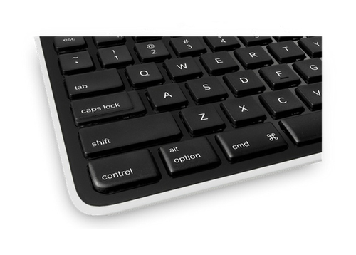 Bild von Logitech Wireless Solar Keyboard K750 Tastatur Büro RF Wireless QWERTY Nordisch Schwarz