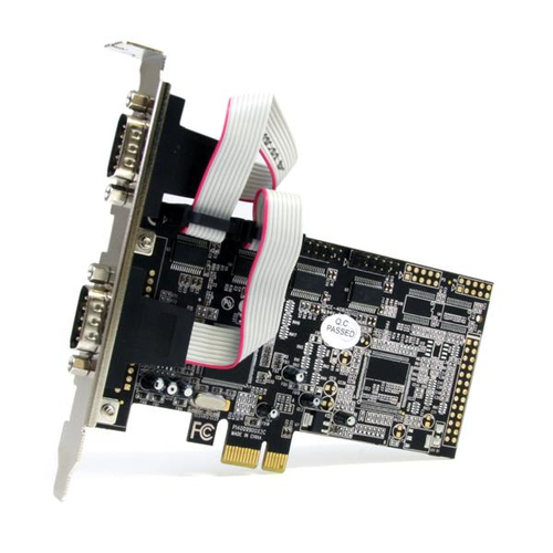 Bild von StarTech.com 4 Port Seriell RS232 PCI Express Schnittstellenkarte mit 16550 UART
