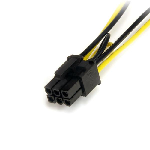 Bild von StarTech.com 15cm SATA Strom auf 6 pin PCI Express Grafikkarten Stromkabel - PCIe Y-Kabel Adapter