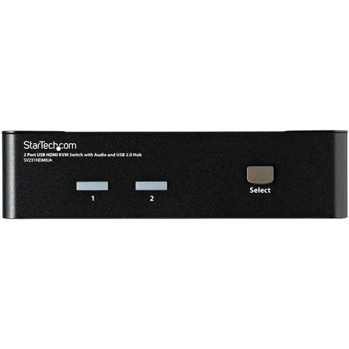 Bild von StarTech.com 2 Port USB HDMI KVM Switch mit Audio und USB 2.0 Hub
