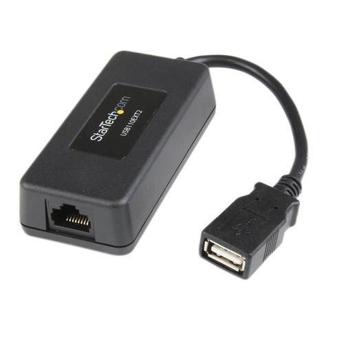 Bild von StarTech.com 1 Port USB über Cat5 / Cat6 Extender bis zu 40m - USB über Ethernet Verlängerung