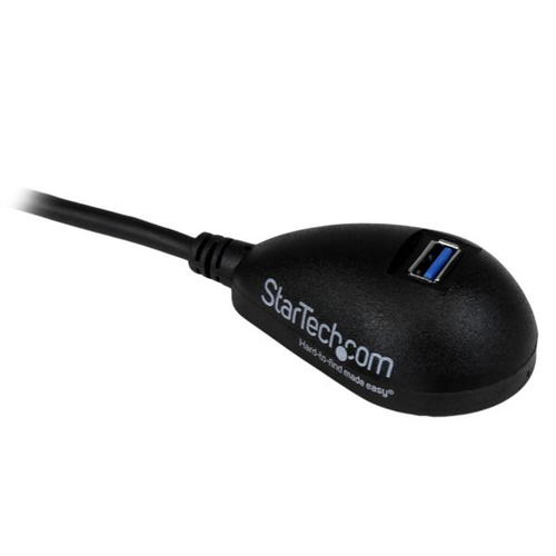 Bild von StarTech.com 1,5m SuperSpeed USB 3.0 Desktop Verlängerungskabel - Stecker / Buchse - Schwarz