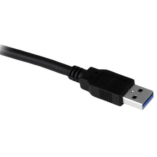 Bild von StarTech.com 1,5m SuperSpeed USB 3.0 Desktop Verlängerungskabel - Stecker / Buchse - Schwarz