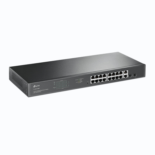 Bild von TP-Link 18-Port Gigabit-Rackmount-Switch mit 16 PoE+-Ports