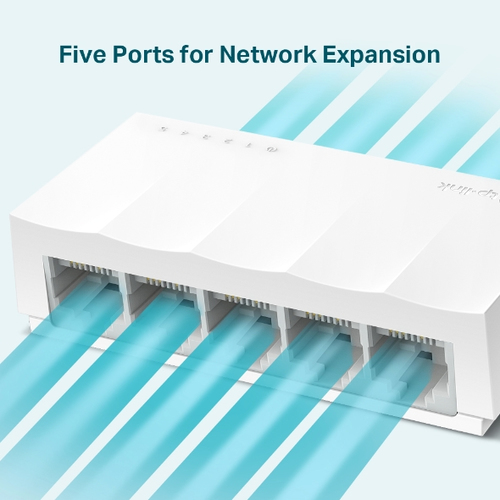 Bild von TP-Link LS1005 Netzwerk-Switch Unmanaged Fast Ethernet (10/100) Weiß