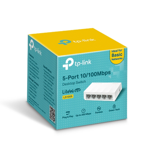 Bild von TP-Link LS1005 Netzwerk-Switch Unmanaged Fast Ethernet (10/100) Weiß