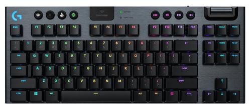 Bild von Logitech G G915 Tastatur Gaming RF Wireless + Bluetooth QWERTY Nordisch Karbon