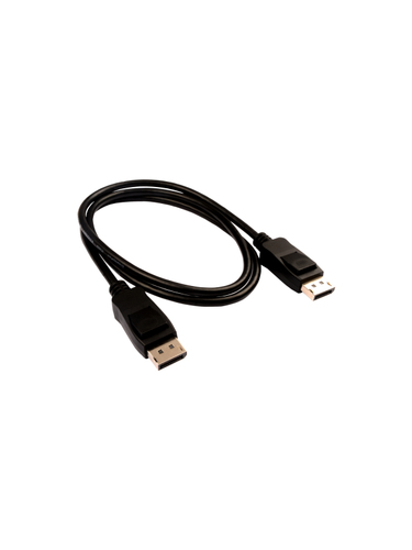 Bild von V7 Videokabel Pro DisplayPort (m) auf DisplayPort (m), schwarz, 1 m