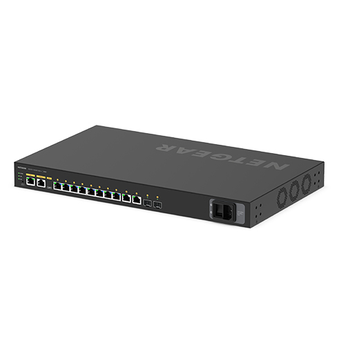 Bild von NETGEAR M4250-10G2XF-PoE++ Managed L2/L3 Gigabit Ethernet (10/100/1000) Power over Ethernet (PoE) 1U Schwarz