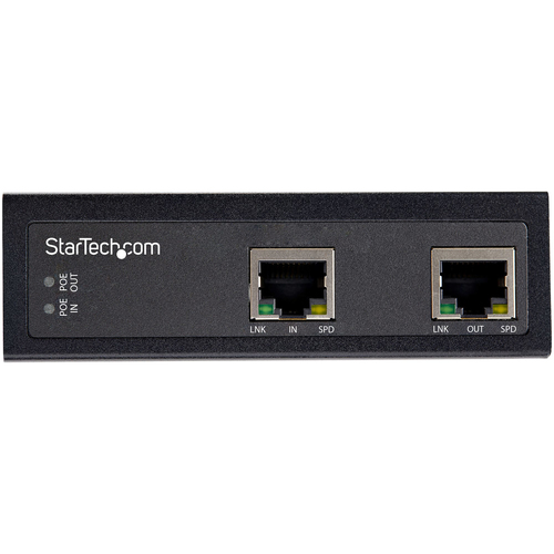 Bild von StarTech.com Industrial 1 Port Power over Ethernet Gigabit Extender - 60W 802.3bt PoE /PoE+/ PoE++ - 100m - Gigabit PoE Repeater - IP-30 - -40&deg;C bis 75&deg;C