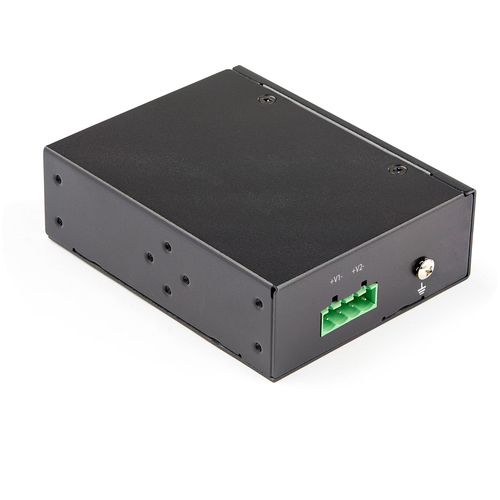 Bild von StarTech.com Industrial Gigabit Ethernet PoE Injector - 30W 802.3at PoE+ Midspan 48V-56VDC Hutschiene Power Over Ethernet Injector Adapter - -40&deg;C bis 75&deg;C - Kameras/Sensoren/WLAN Zugang