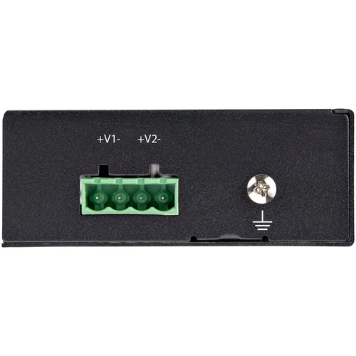 Bild von StarTech.com Industrieller Gigabit PoE Splitter - 90W Hochgeschwindigkeits Power-over-Ethernet PoE +++ -Splitter - 12-48V DC Splitter 802.3bt - LAN/RJ45 Ultra PoE auf DC Adapter - -40C bis +75C