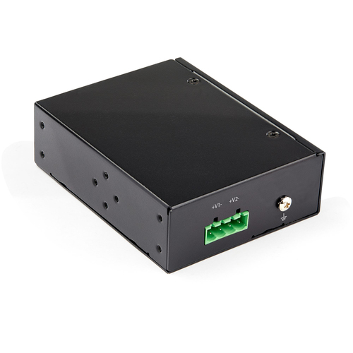 Bild von StarTech.com Industrieller Gigabit PoE Splitter - 90W Hochgeschwindigkeits Power-over-Ethernet PoE +++ -Splitter - 12-48V DC Splitter 802.3bt - LAN/RJ45 Ultra PoE auf DC Adapter - -40C bis +75C