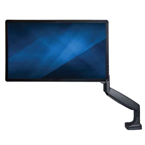 Bild von StarTech.com Monitorarm - Tischbefestigung - frei beweglich - robust - Ergonomischer Hochleistungs-VESA-Monitorarm - Einzelnes 9-kg-Display - Volle Bewegung, höhenverstellbar, - Aluminium - C-Klemme / Tülle - Schwarz