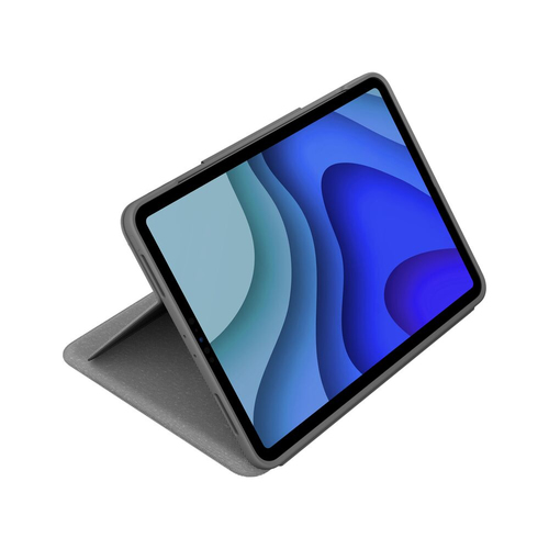 Bild von Logitech Folio Touch QWERTZ Schweiz Smart Connector Grau