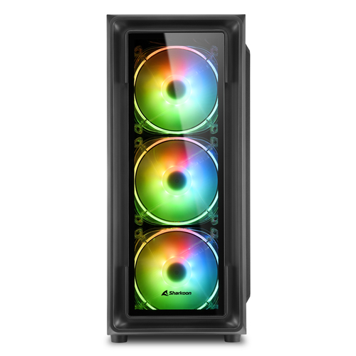 Bild von Sharkoon TK4 RGB Midi Tower Schwarz