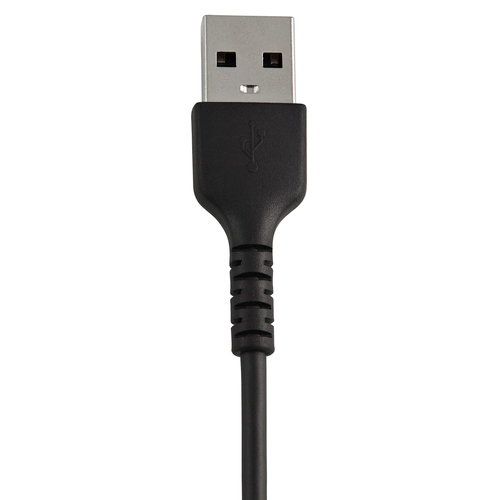 Bild von StarTech.com 15cm strapazierfähiges schwarzes USB-A auf Lightning-Kabel - Hochbelastbare, robuste Aramidfaser - USB Typ-A auf Lightningkabel - Lade-/Synchronisationskabel - Apple MFi-zertifiziert iPad/iPhone 12