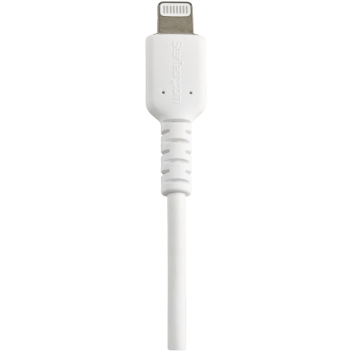 Bild von StarTech.com 15cm strapazierfähiges weißes USB-A auf Lightning-Kabel - Hochbelastbare, robuste Aramidfaser - USB Typ-A auf Lightningkabel - Lade-/Synchronisationskabel - Apple MFi-zertifiziert iPad/iPhone 12